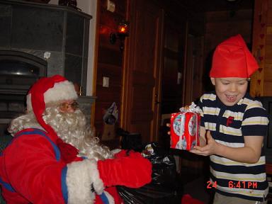 Santa-visits-home